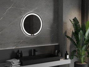 Mexen Rose lustro łazienkowe podświetlane, okragłe 60 cm, LED 6000K, antypara - 9810-060-060-611-00