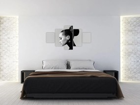 Obraz - Profil pięknej kobiety (125x70 cm)