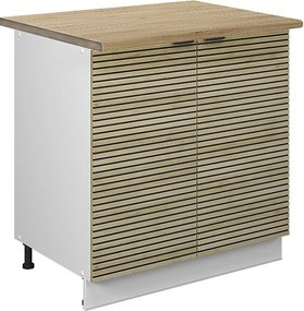 Szafka pod zlew panel dębowy 80x60x82 fame-line