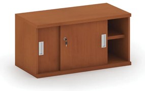 Nadstawka z przesuwnymi drzwiami MIRELLI, 800 x 400 x 400 mm, czereśnia