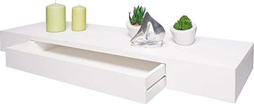 Półka ścienna MCW-H37 Szuflada,  biały
