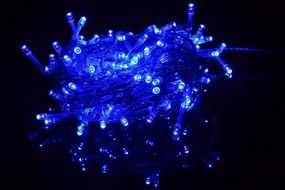 Świąteczny LED łańcuch - 1,35 m, 10 diod LED, niebieski