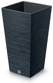 Doniczka FURU SQUARE 29,5 cm, antracyt, 29,5 cm