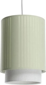 Lampa wisząca DUO LAMI LINE 25 zielona/kremowa