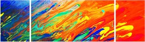 Obraz - Kolorowa abstrakcja (170x50 cm)