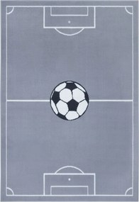 Dywan dziecięcy Adventures – Boisko szare cm 160 x 220 cm Atest Oeko-Tex