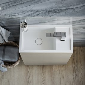 Badmöbel-Set KONDA 50 cm mit Mineralguss Waschbecken