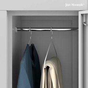 Szafa socjalna 6-skrytkowa Igor 90x45x185 cm szara