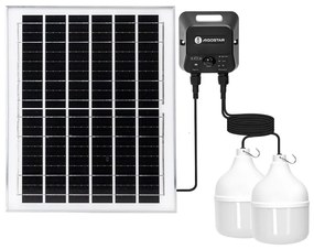 Aigostar - LED Żyrandol solarny z czujnikiem 2xLED/70W/12V 12000 mAh 6500K śr. 12 cm