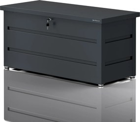 Skrzynia ogrodowa balkonowa duża antracytowa: CARRIE 1190 x 520 x 587 mm