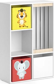 Półka dla dzieci biały 29.2x72x107.8 luigi