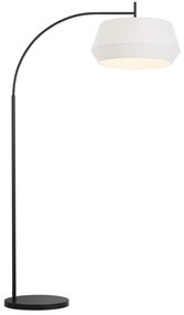 Nordlux - Lampa podłogowa DICTE 1xE27/60W/230V czarna/biała