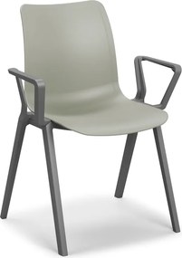 Plastikowe krzesło konferencyjne na nogach Coworker PPL SP40