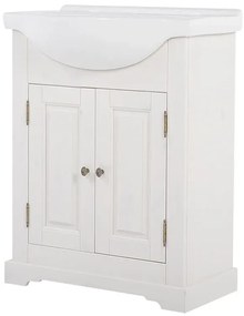Biała szafka umywalkowa stojąca T3-N34