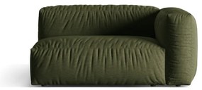 Zielony moduł sofy (prawostronny) Martina – Micadoni Home