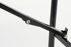 Ogrodowy komplet 2 szt. ławek z ratanowym wzorem - brązowe