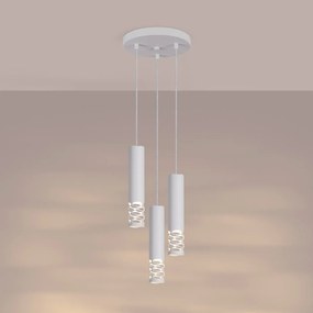 Lampa wisząca LIRO 3P biała SOLLUX  LIGHTING