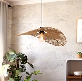 Eglo 31991 - Lampa wisząca na kablu SIRUELA 1xE27/42W/230V 56 cm brązowy/czarny