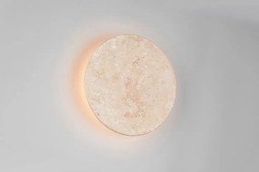 Kamienny kinkiet LED ze ściemniaczem w matowym białym kolorze Bobbin – Trio Select