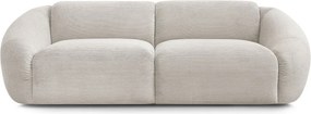 Beżowa sztruksowa sofa 250 cm Tina – Bobochic Paris