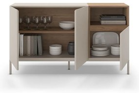 Kremowa komoda 140x80 cm Cailin – Marckeric