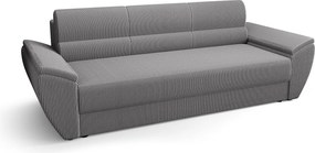 BEDANTE SOFA REBI BIS z funkcją spania POSO 110 Szary z pojemnikiem na pościel, sofa do salonu, kanapa, sofa rozkładana, sofa z pojemnikiem, wersalka