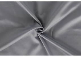 Szara pościel dwuosobowa z satyny bawełnianej 240x220 cm Elegant – Mijolnir