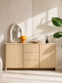 Komoda Sorrenti 168 cm z szufladami - dąb vicenza