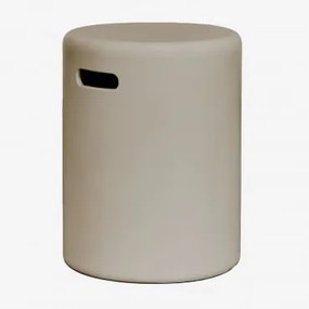 Okrągły Stolik Pomocniczy Do Ogrodu Ø35 Cm Z Betonu Biltet Iron - Sklum