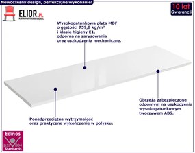 Prostokątny blat łazienkowy B3-F16
