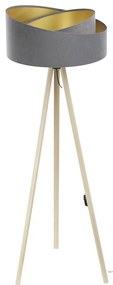 Lampa podłogowa GALAXY 1xE27/60W/230V szary/beżowy