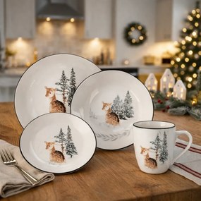 Kubek porcelanowy Winter Fawn, 320 ml