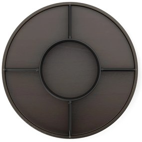 Czarny drewniany obrotowy organizer łazienkowy na kosmetyki Bellwood – Umbra