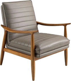 Ciemnoszary fotel skórzany 5130 ANGEL CERDA