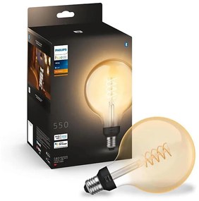 LED Żarówka ściemnialna Philips Hue WHITE FILAMENT G125 E27/7W/230V 2100K