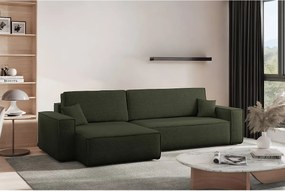 Narożnik Karl XL tkanina Verita 39 ciemnozielony