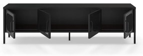 Czarna szafka pod TV 180x50 cm Tayra – Marckeric