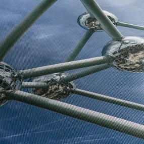 Obraz - Atomium w Brukseli (170x50 cm)