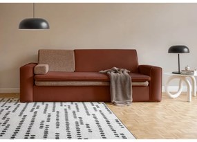 Ceglasta rozkładana sofa 237 cm Wilson – Miuform