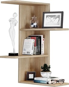 Drewniana półka ścienna Półka narożna Półka Balos