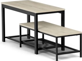 Półka na buty, zestaw 2 szt., dąb Sonoma