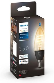 Inteligentna żarówka filamentowa z gwintem E14, 5 W White ambiance – Philips Hue