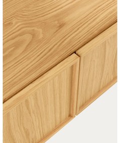 Szafka pod TV w dekorze dębu w naturalnym kolorze 112x51x42 cm Taiana – Kave Home