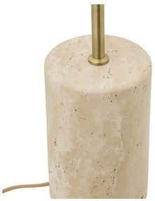 Beżowa lampa stojąca z metalowym kloszem (wysokość 155 cm) Sheffield – House Nordic