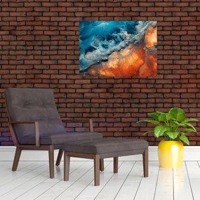 Obraz - Woda i ogień (70x50 cm)