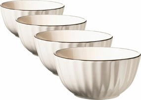 Mäser Zestaw misek 4 szt. OSITA – 15 cm, kremowy, 15 cm