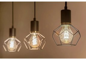 Rabalux Dekoracyjna żarówka LED z skręconymżarnikiem, bursztynowa, E27, A60, 4 W, 280 lm