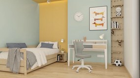 Obrotowe krzesło dziecięce Petit White rozmiar 4 (133-159 cm)