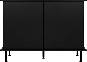 Czarna komoda z otworem na kable 120x88x50 cm Suumo – noo.ma