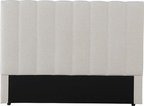 Zagłówek z tkaniny teksturowanej "Val Thorens" - beżowy - 140 cm